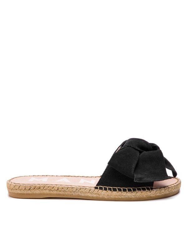 Manebi Manebi Espadrile Sandals With Bow K 1.0 J0 Črna