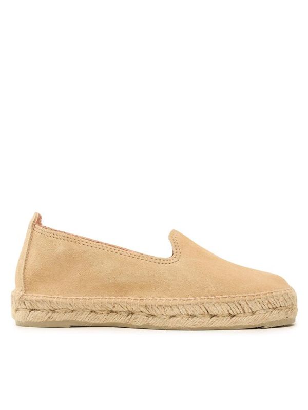 Manebi Manebi Espadrile Suede Flat Espadrilles Bež