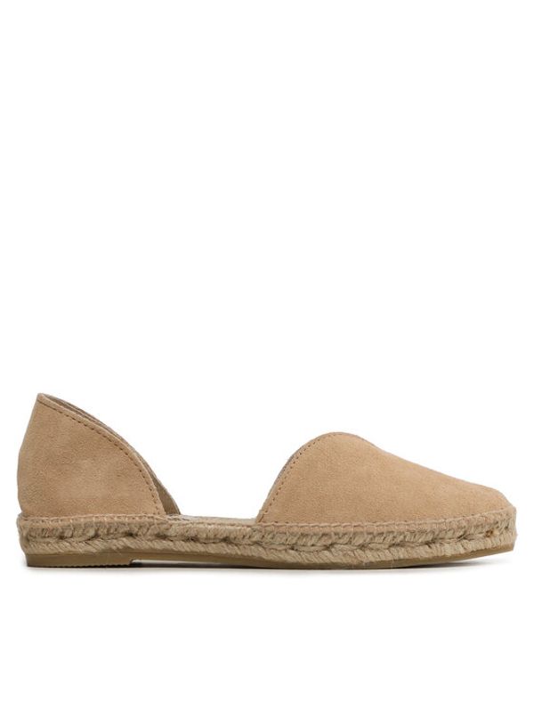 Manebi Manebi Espadrile Suede Open-Side Flats K 1.1 O0 Bež