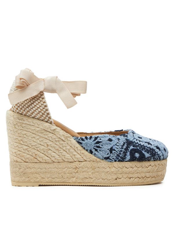 Manebi Manebi Espadrile Yucatan Wedge Espadrilles G 0.4 WV Modra