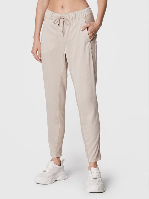 Marc Aurel Marc Aurel Hlače iz tkanine 1615 2300 93133 Bež Loose Fit