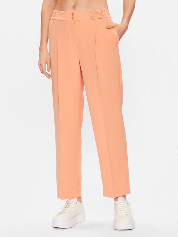 Marc Aurel Marc Aurel Hlače iz tkanine 1692 2000 93181 Oranžna Relaxed Fit