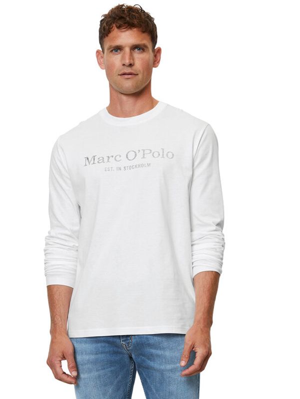 Marc O'Polo Marc O'Polo Majica z dolgimi rokavi 327 2012 52152 Bela Regular Fit