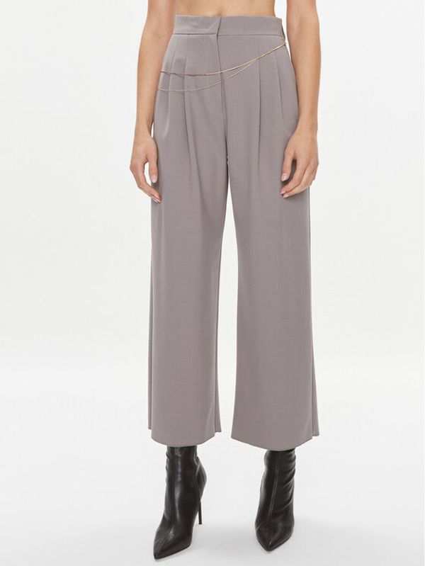 Marella Marella Hlače iz tkanine Fante 2331360636200 Siva Relaxed Fit