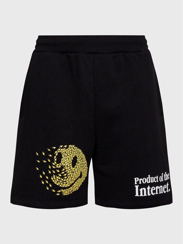 Market Market Športne kratke hlače SMILEY 395000592 Črna Regular Fit