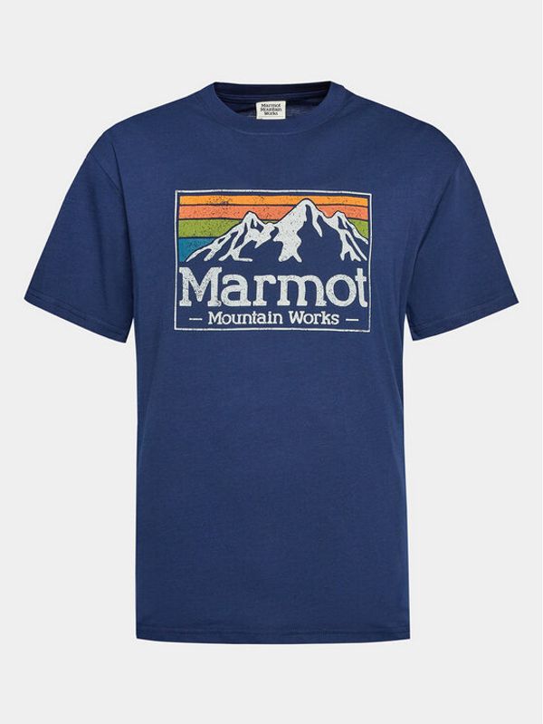 Marmot Marmot Majica MMW Gradient M14823 Modra Regular Fit
