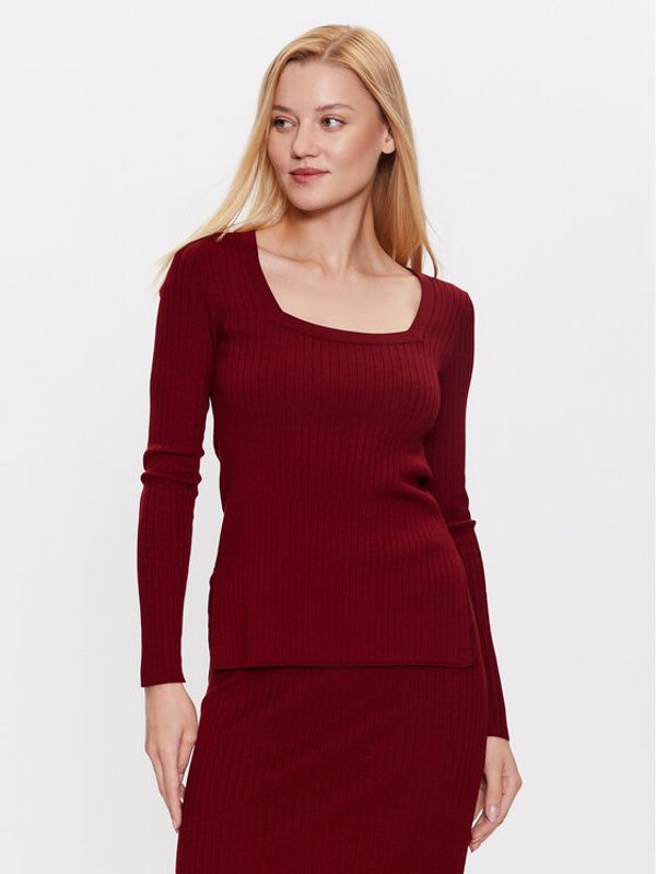 Max Mara Leisure Max Mara Leisure Bluza Timore 2333660334 Bordo rdeča Regular Fit