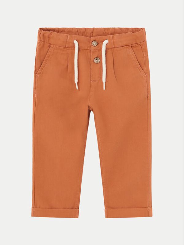 Mayoral Mayoral Chino hlače 01541 Oranžna Slim Fit