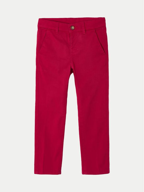 Mayoral Mayoral Hlače iz tkanine 513 Rdeča Regular Fit