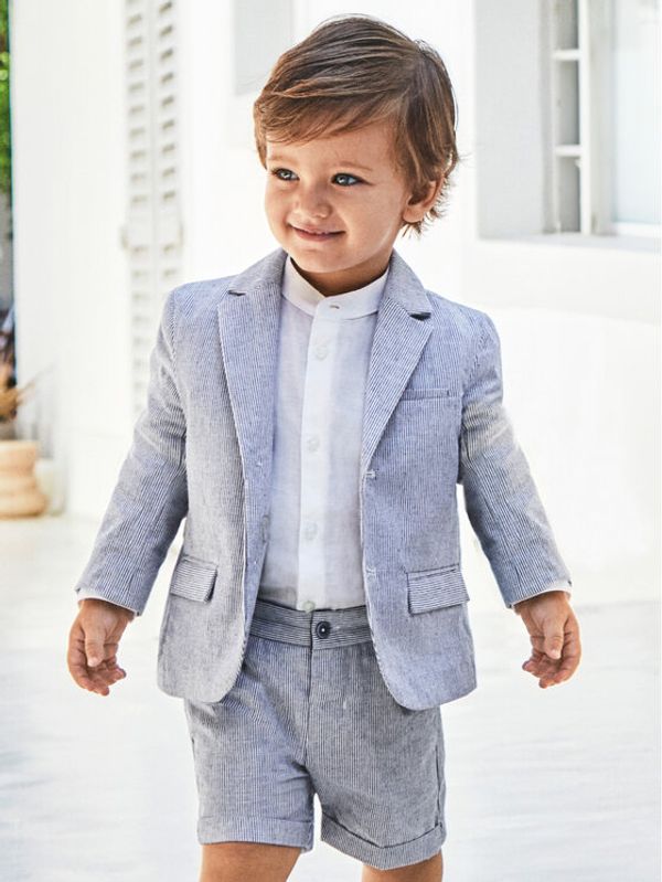 Mayoral Mayoral Kratke hlače iz tkanine 1237 Modra Regular Fit