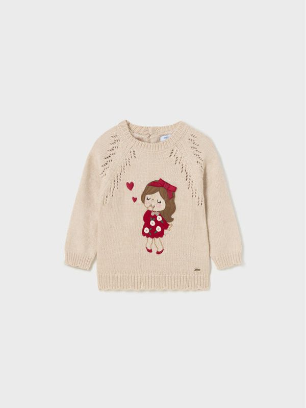 Mayoral Mayoral Pulover 2.309 Bež Regular Fit