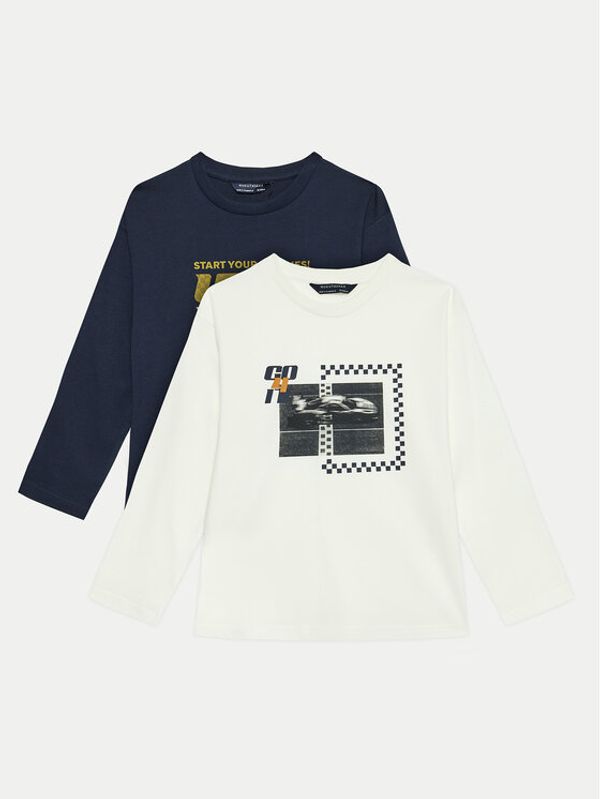 Mayoral Mayoral Set dveh bluz 7090 Mornarsko modra Regular Fit