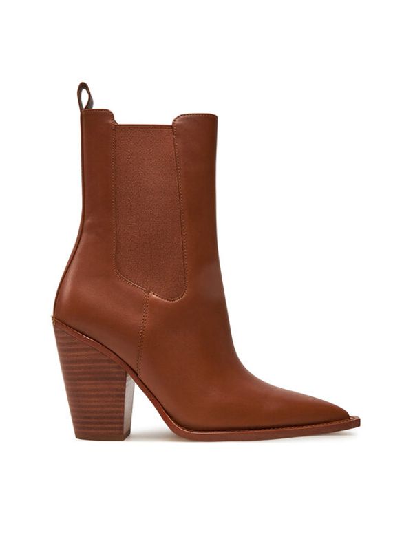 Michael Kors Michael Kors Kavbojski škornji Leni Leather Boot 40T4LNHE5L Rjava