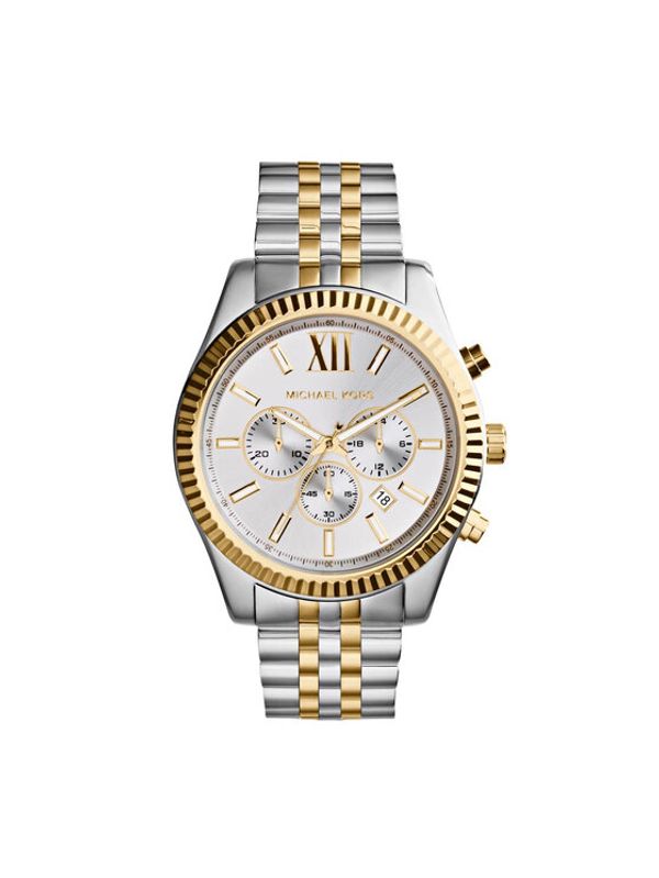 Michael Kors Michael Kors Ročna ura Lexington MK8344 Srebrna