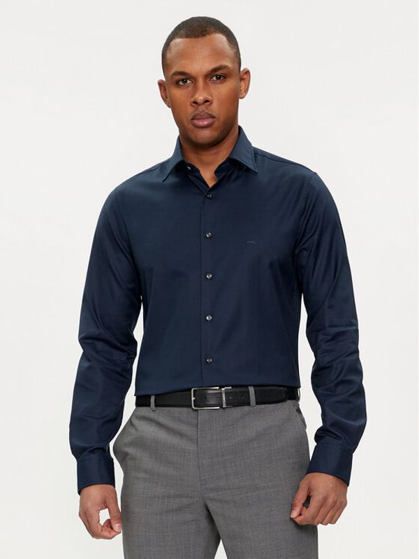 Michael Kors Michael Kors Srajca MD0DS01032 Mornarsko modra Slim Fit