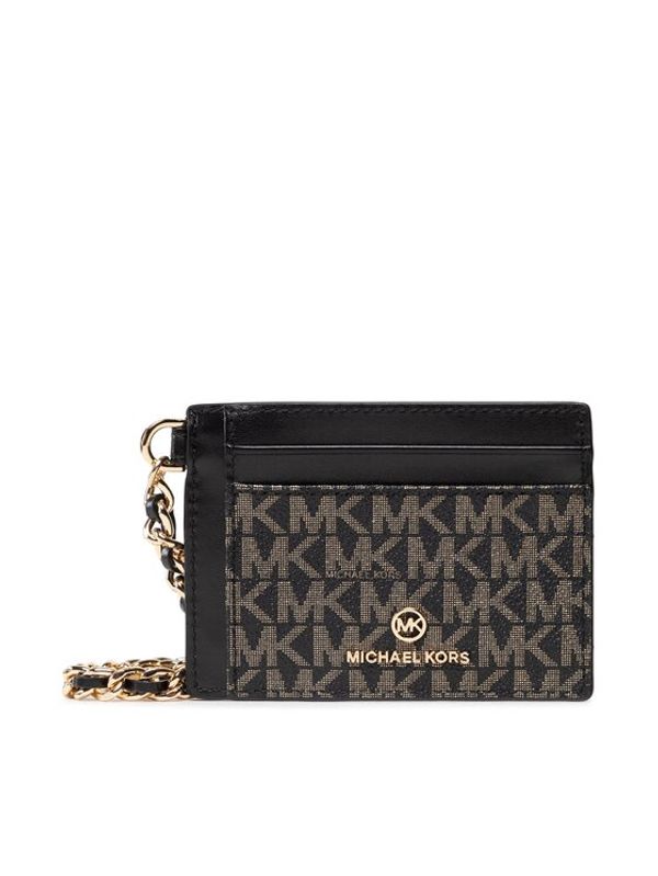 MICHAEL Michael Kors MICHAEL Michael Kors Etui za kreditne kartice Jest Set Charm 34F2GT9D5O Črna