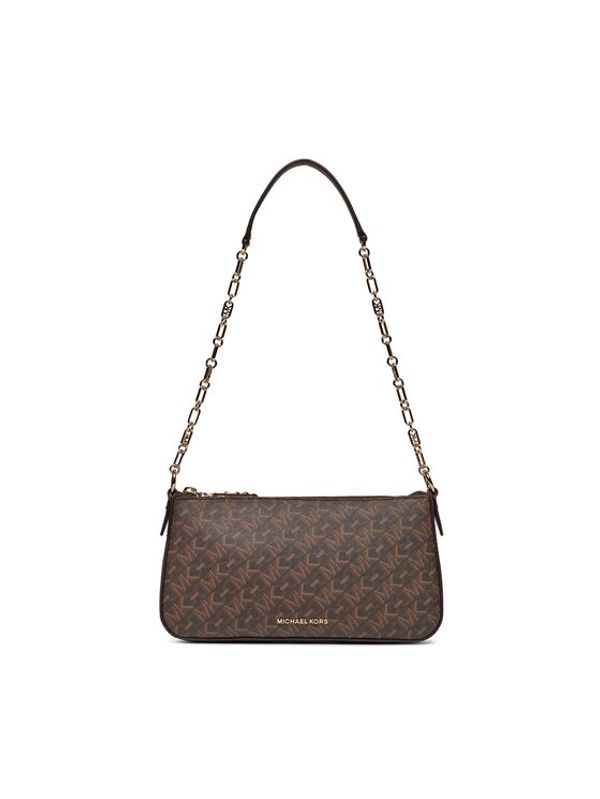 MICHAEL Michael Kors MICHAEL Michael Kors Ročna torba Chain Pouchette 32H3G8EW6B Rjava