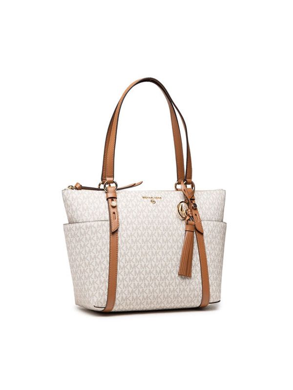 MICHAEL Michael Kors MICHAEL Michael Kors Ročna torba Sullivan 30T0GNXT2B Bela