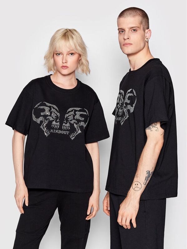 Mindout Mindout Majica Unisex Rage Črna Oversize