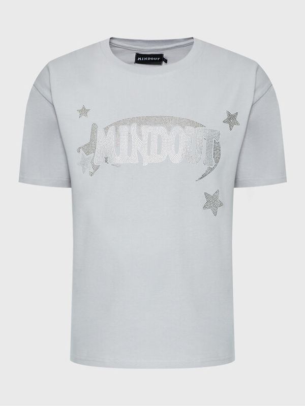 Mindout Mindout Majica Unisex Starlight Siva Oversize