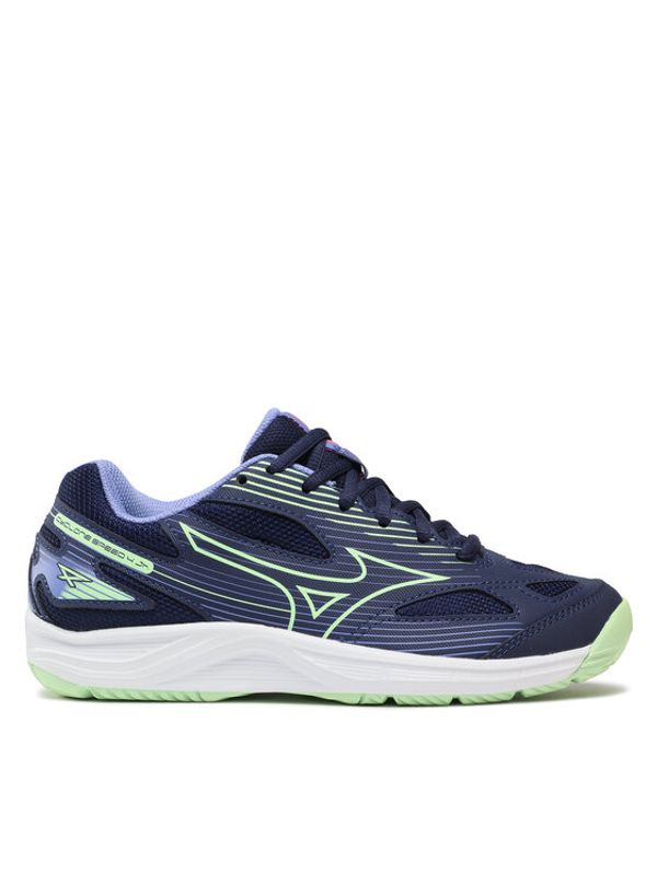 Mizuno Mizuno Čevlji za športe v zaprtih prostorih Cyclone Speed 4 Jr V1GD2310 Modra