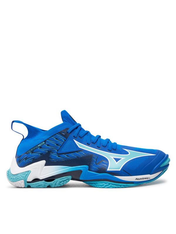 Mizuno Mizuno Čevlji za športe v zaprtih prostorih Wave Lightning Neo 3 V1GA2402 Modra