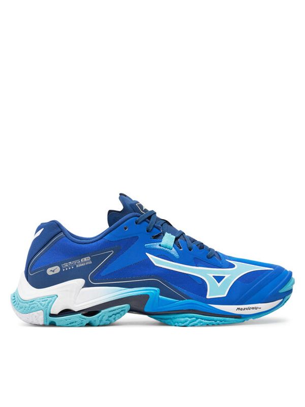 Mizuno Mizuno Čevlji za športe v zaprtih prostorih Wave Lightning Z8 V1GA2400 Modra