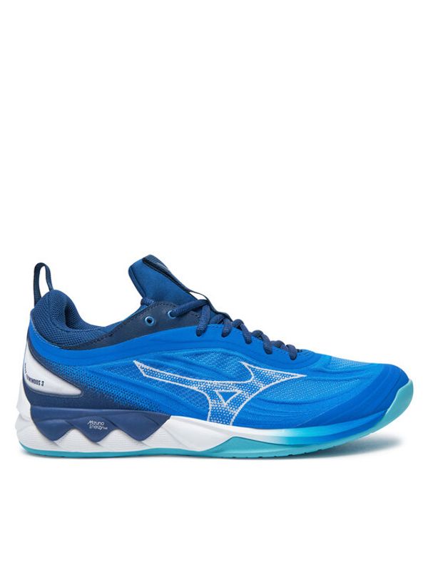 Mizuno Mizuno Čevlji za športe v zaprtih prostorih Wave Luminous 3 V1GA2420 Modra