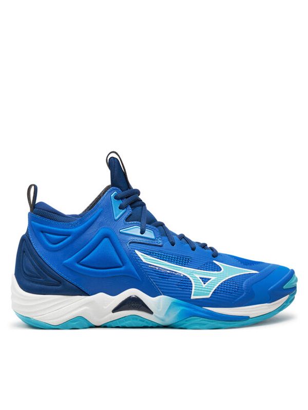 Mizuno Mizuno Čevlji za športe v zaprtih prostorih Wave Momentum 3 V1GA2317 Modra