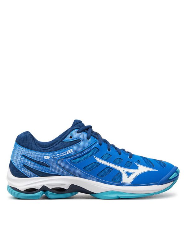 Mizuno Mizuno Čevlji za športe v zaprtih prostorih Wave Voltage 2 V1GA2460 Modra