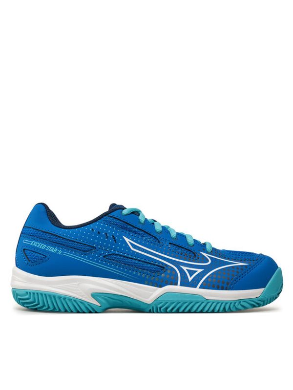 Mizuno Mizuno Čevlji za tenis Exceed Star Jr. Cc 61GC2255 Modra