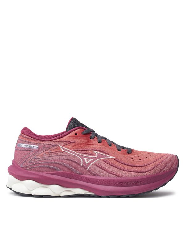 Mizuno Mizuno Tekaški čevlji Wave Skyrise 5 J1GD2409 Rdeča