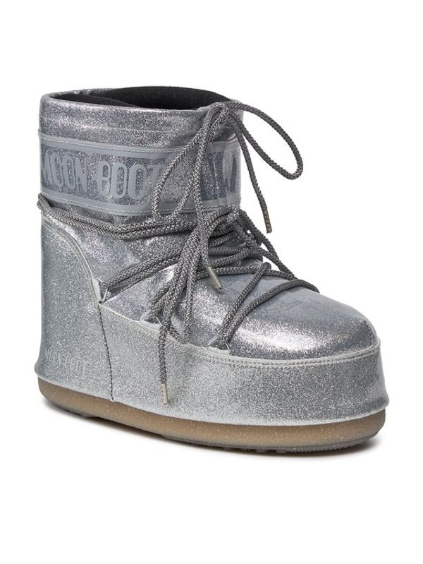 Moon Boot Moon Boot Škornji za sneg Low Glitter 14094400002 Srebrna