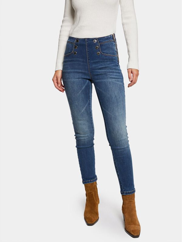 Morgan Morgan Jeans hlače 241-PERLA Modra Skinny Fit