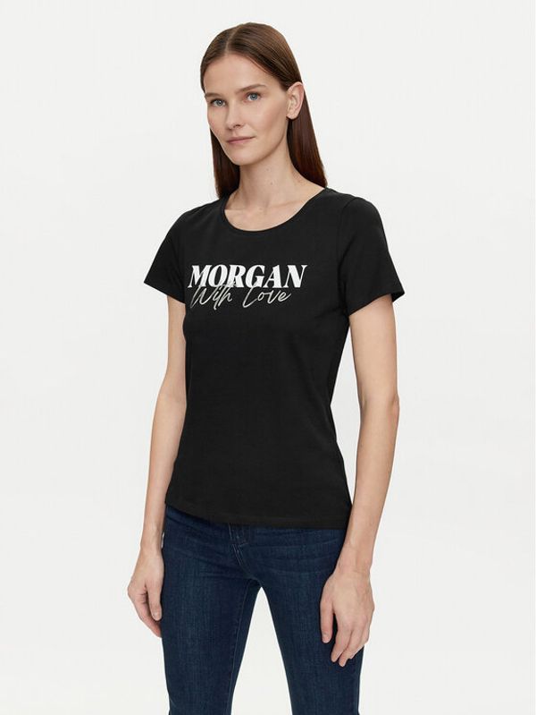 Morgan Morgan Majica 241-DUNE Črna Regular Fit