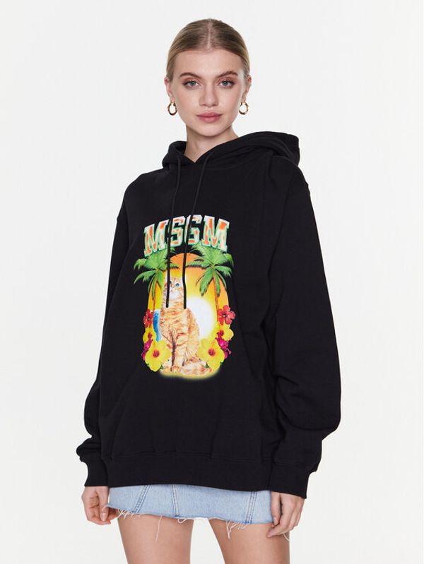 MSGM MSGM Jopa 3441MDM214 237000 Črna Relaxed Fit