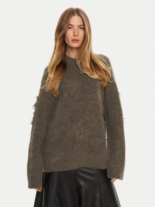 Munthe Munthe Pulover Taccu 243160724373 Rjava Loose Fit