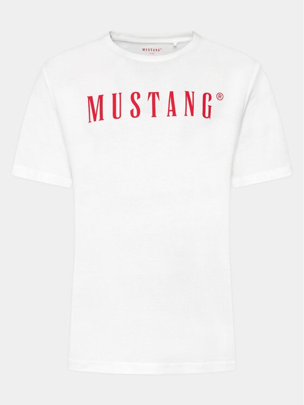 Mustang Mustang Majica Austin 1014695 Bela Regular Fit