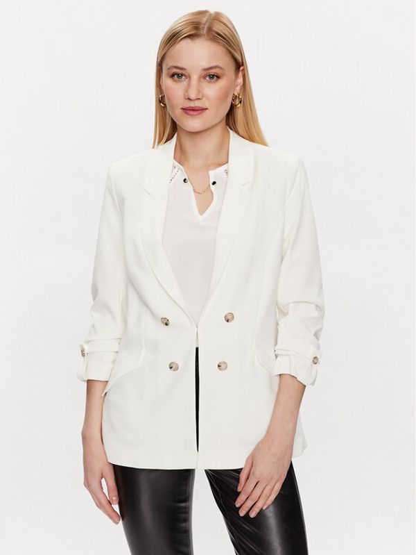 NAF NAF NAF NAF Suknjič Efluidine XENW7 Écru Regular Fit