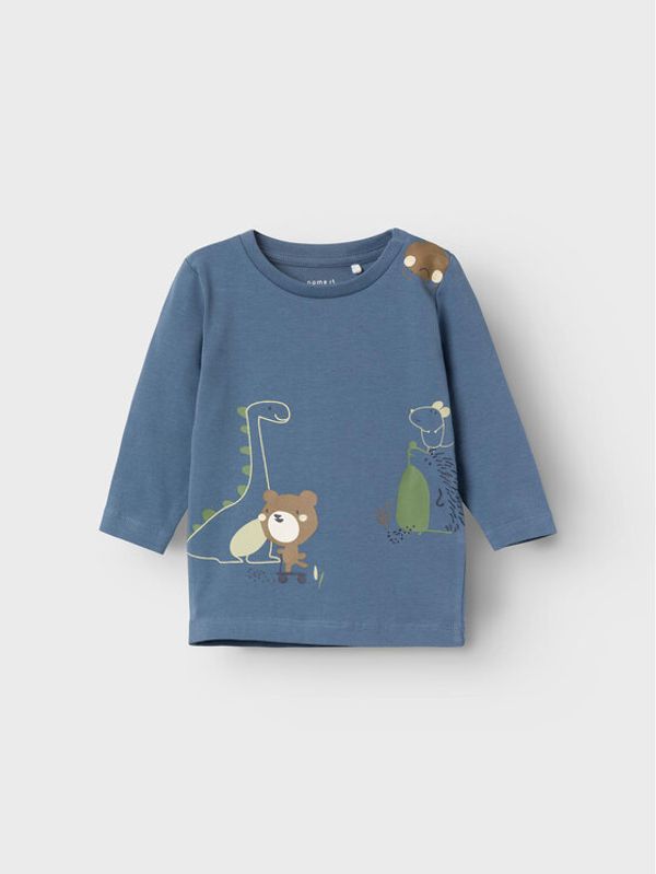 NAME IT NAME IT Bluza 13219489 Modra Regular Fit
