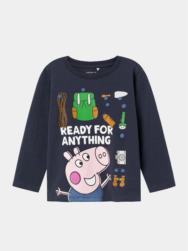 NAME IT NAME IT Bluza PEPPA PIG Noise 13231079 Mornarsko modra Regular Fit