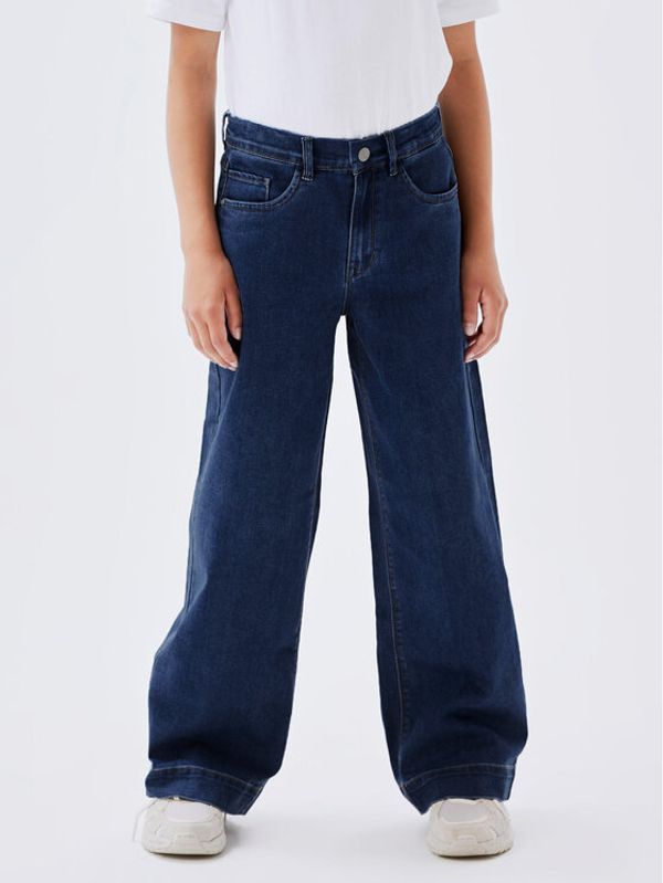 NAME IT NAME IT Jeans hlače 13211701 Mornarsko modra Wide Leg