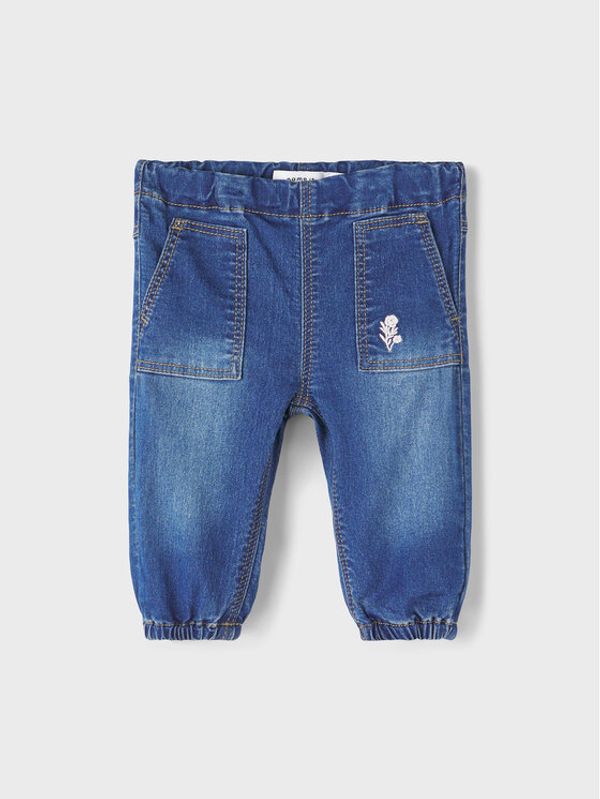 NAME IT NAME IT Jeans hlače 13218338 Mornarsko modra Baggy Fit
