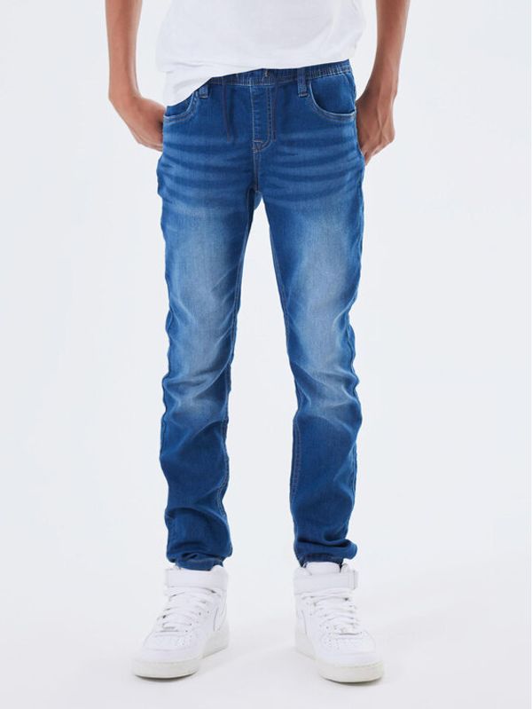 NAME IT NAME IT Jeans hlače Robin 13185212 Modra Slim Fit