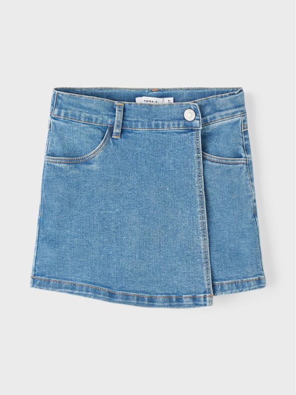 NAME IT NAME IT Jeans kratke hlače 13220247 Modra Regular Fit