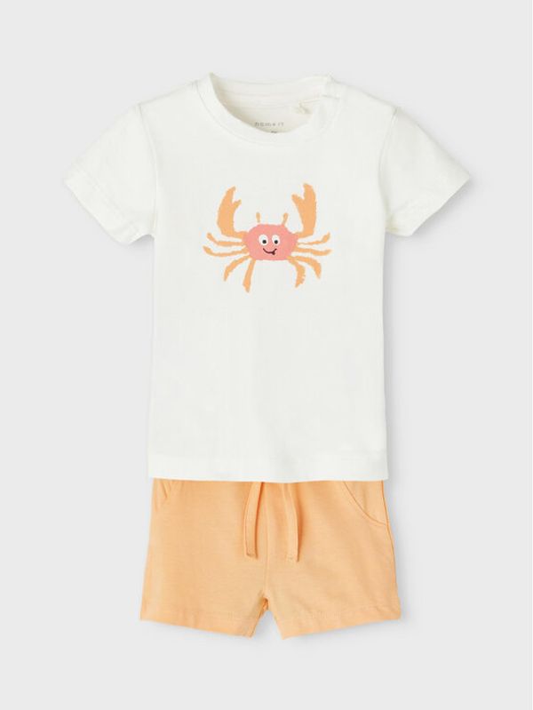 NAME IT NAME IT Komplet majica in športne kratke hlače 13204117 Pisana Regular Fit