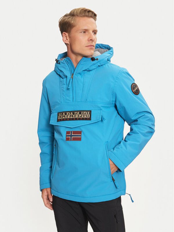 Napapijri Napapijri Anorak Rainforest Pocket 2 NP0A4GMD Modra Regular Fit