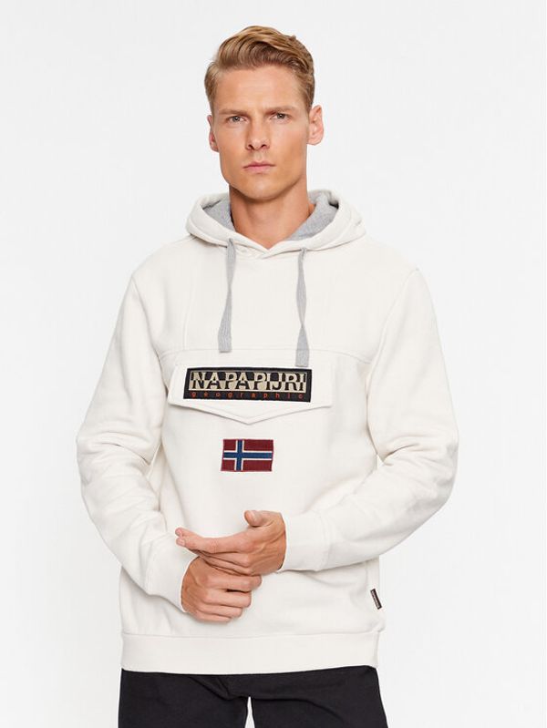 Napapijri Napapijri Jopa Unisex Burgee Wint2 NP0A4GJD Écru Regular Fit