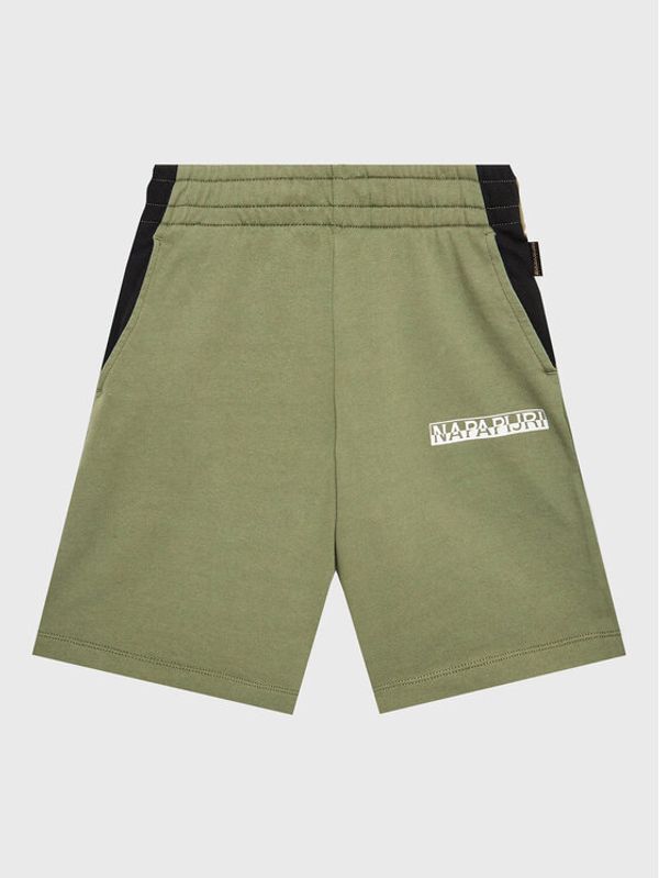 Napapijri Napapijri Kratke hlače iz tkanine Pinta NP0A4GX8 D Zelena Regular Fit