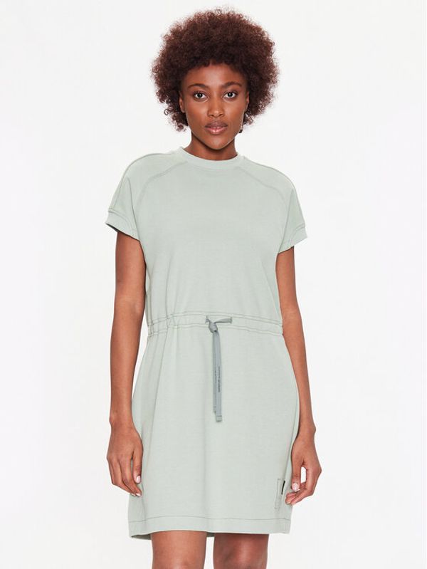 Napapijri Napapijri Pletena obleka J-Loja NP0A4H5X Zelena Loose Fit